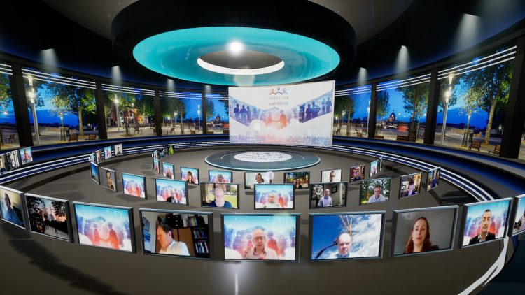 Treffen in einer Online-Umgebung