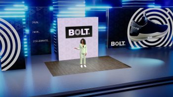 Virtual event studio Tower Podium