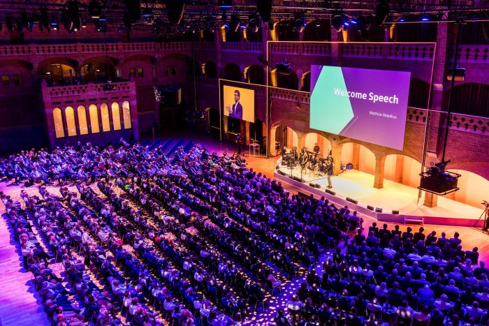 Beurs van Berlage Amsterdam big led screen corporate event