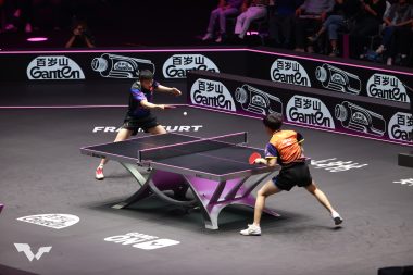 LED-Banden rund um das Sportfeld WTT Frankfurt