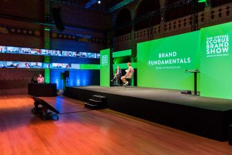 Connected hybride events beurs van berlage led scherm