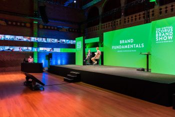 Connected hybride events beurs van berlage led scherm