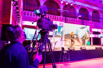 Cameraregistratie van live evenement.