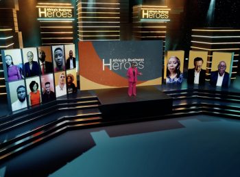 Africas Business Heroes event vanuit de virtual event studio.