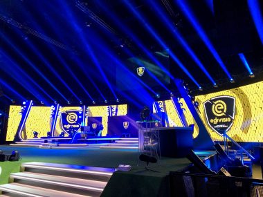 LED scherm E-sports edivisie finals