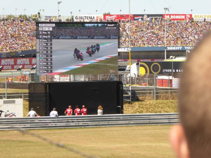Mobiel led-scherm motorrace Motul TT Assen