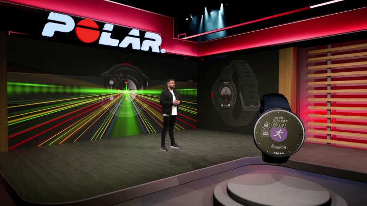 Online productpresentatie in Virtual Event Studio