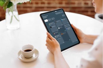 Online platform app voor zakelijk evenement