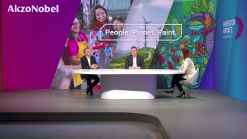 Zakelijke digitale presentatie Akzonobel