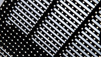 Detailfoto transparant LED-scherm Glux BAtn10D