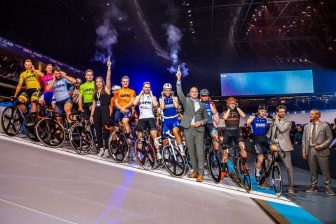 LED scherm baanwielrennen