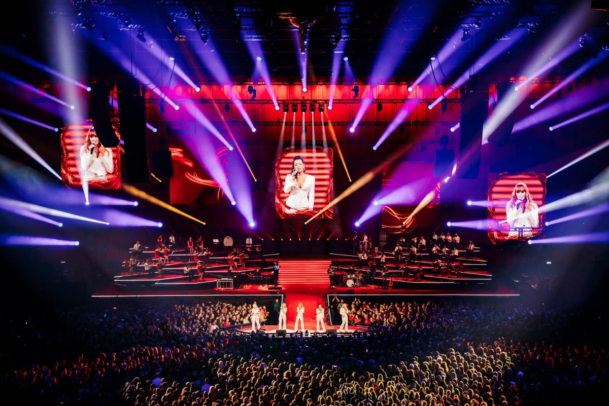Symphonica in Rosso regie LED scherm