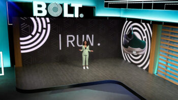 Voorbeeld van online evenement studio