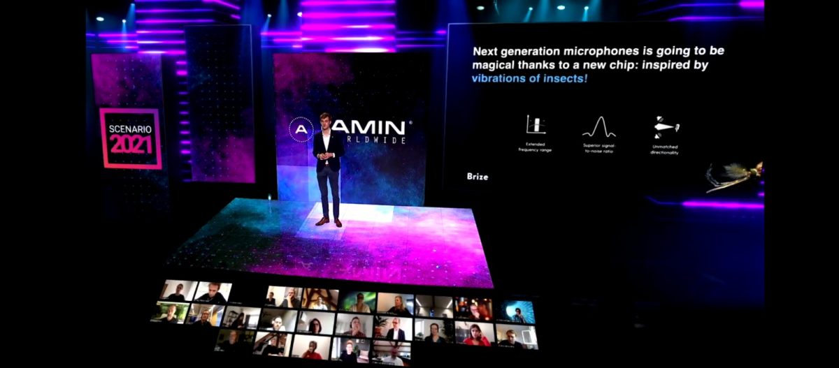 Virtual Event Studio Baarn project AMIN Digital Conference