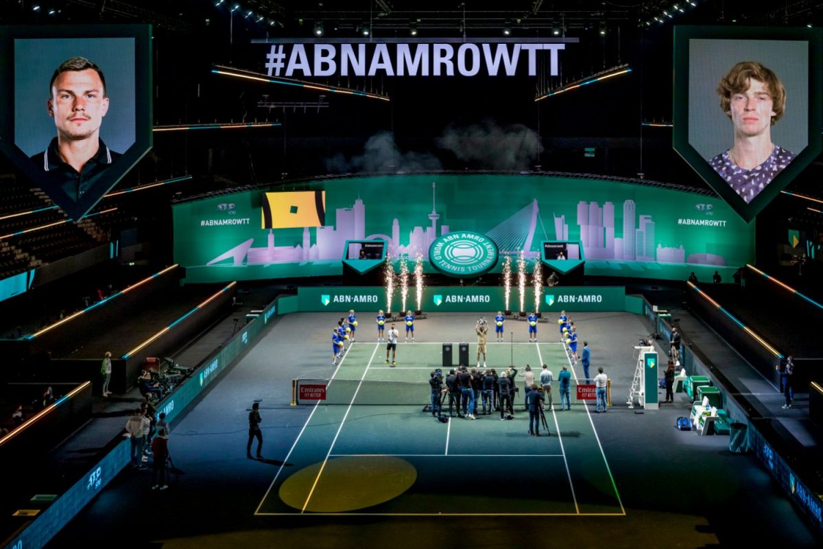 ABN AMRO World Tennis Tournament 2021 led scherm sport event