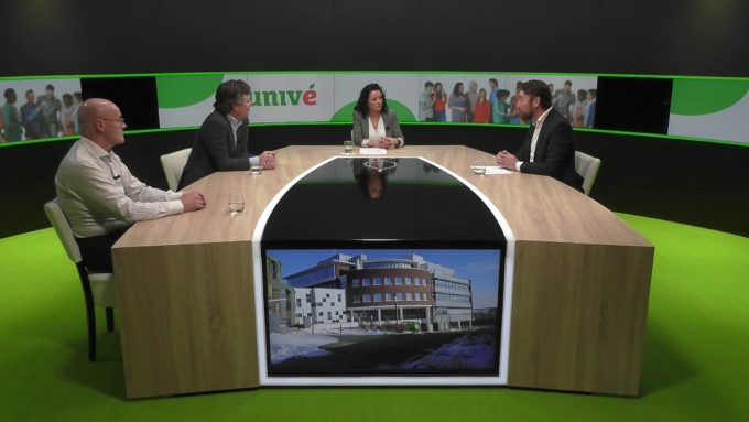 Medewerkersbijeenkomst Univé virtual event studio online evenement