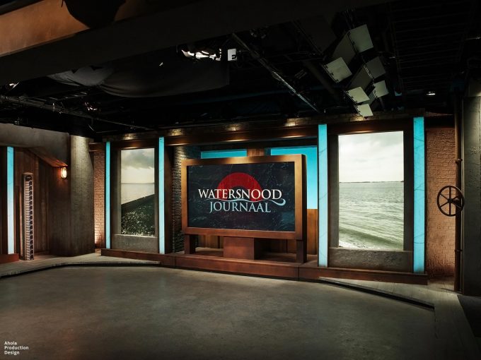 Watersnood Journaal NOS projectie NOS Televisie