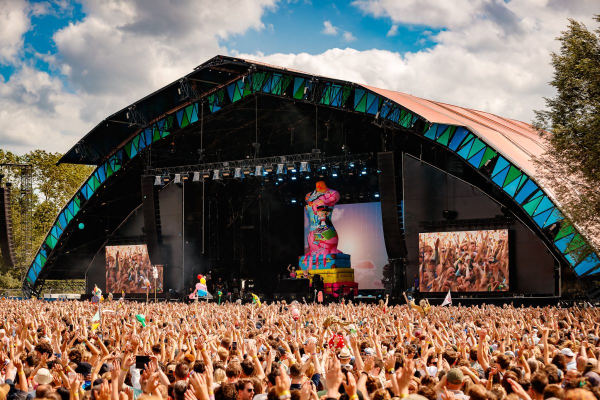 LED scherm muziek festival