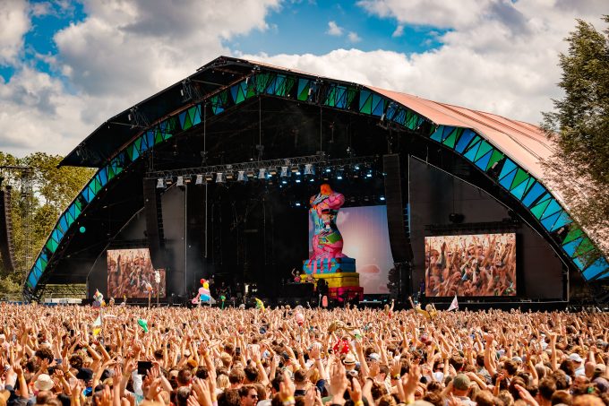 LED scherm muziek festival