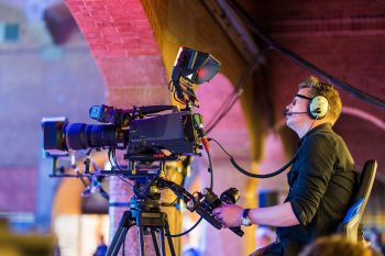 Broadcasting corporate event