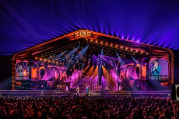 LED podium Nick en Simon Nu of ooit in Ahoy Rotterdam