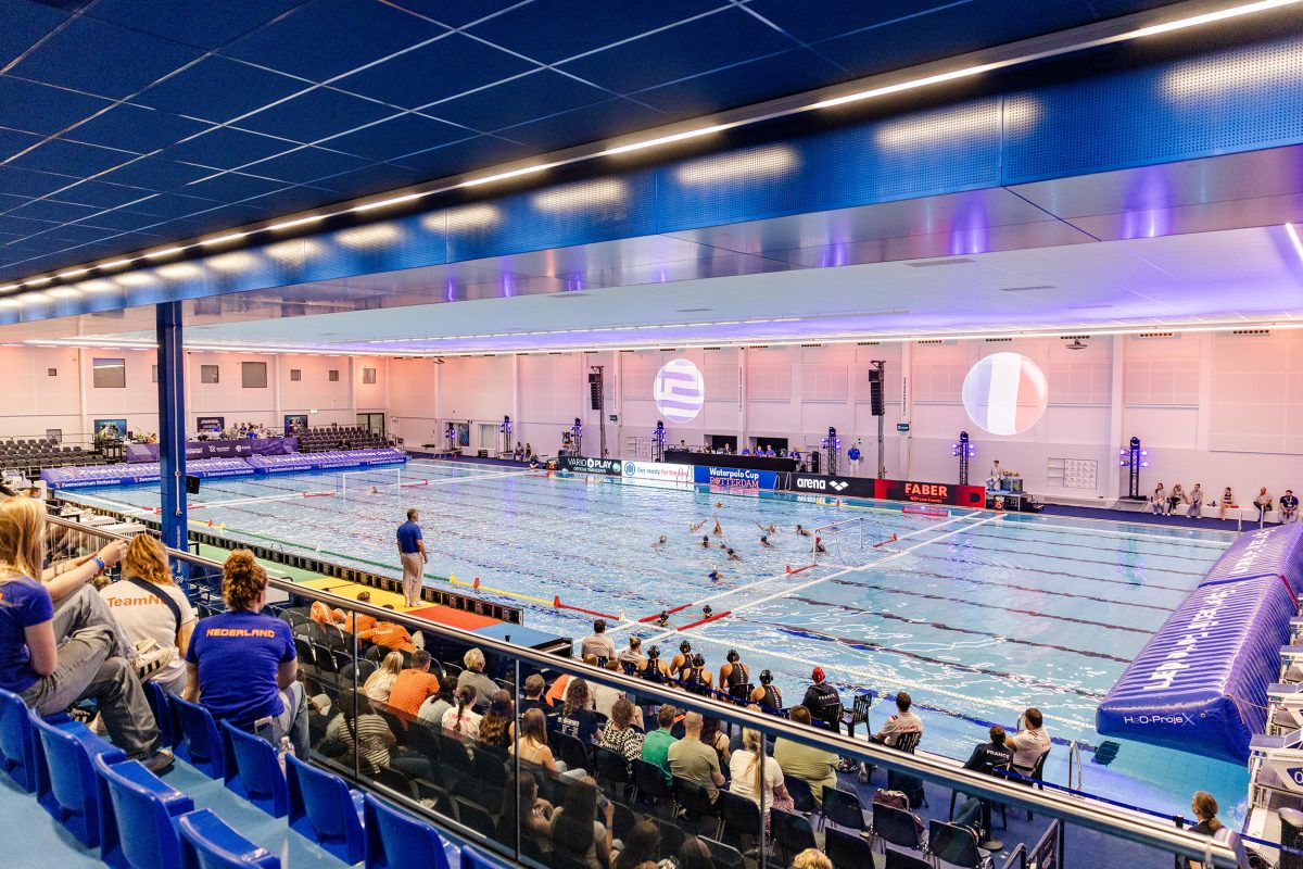 Waterpolo Cup Rotterdam met Projectie en LED-banners