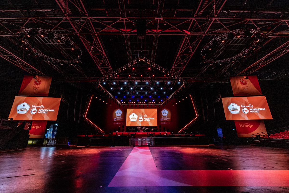 Indoor LED-schermen voor TeamNL Huis Parijs