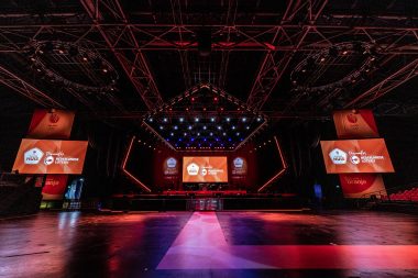 Indoor LED-schermen voor TeamNL Huis Parijs