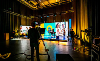 LED studio for digital event