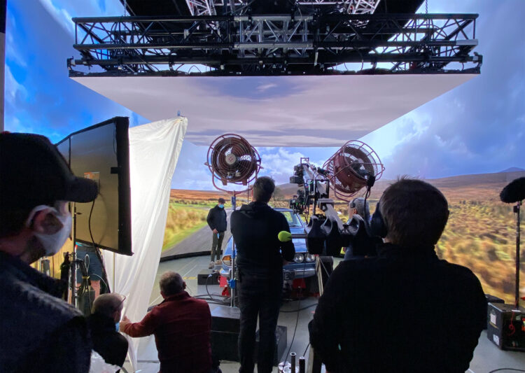 HighRes Amazon Prime recording Modern Love in virtual production icvfx studio