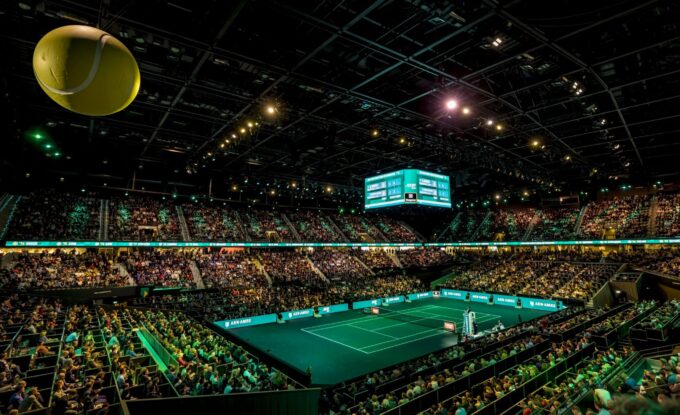 ABN open tennis event with digital screens
