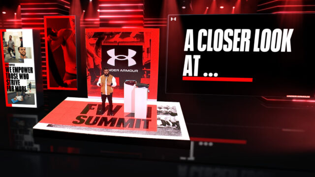 Under armour online event studio