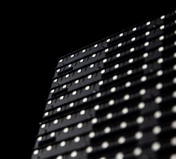 Close-up Absen F12 LED module