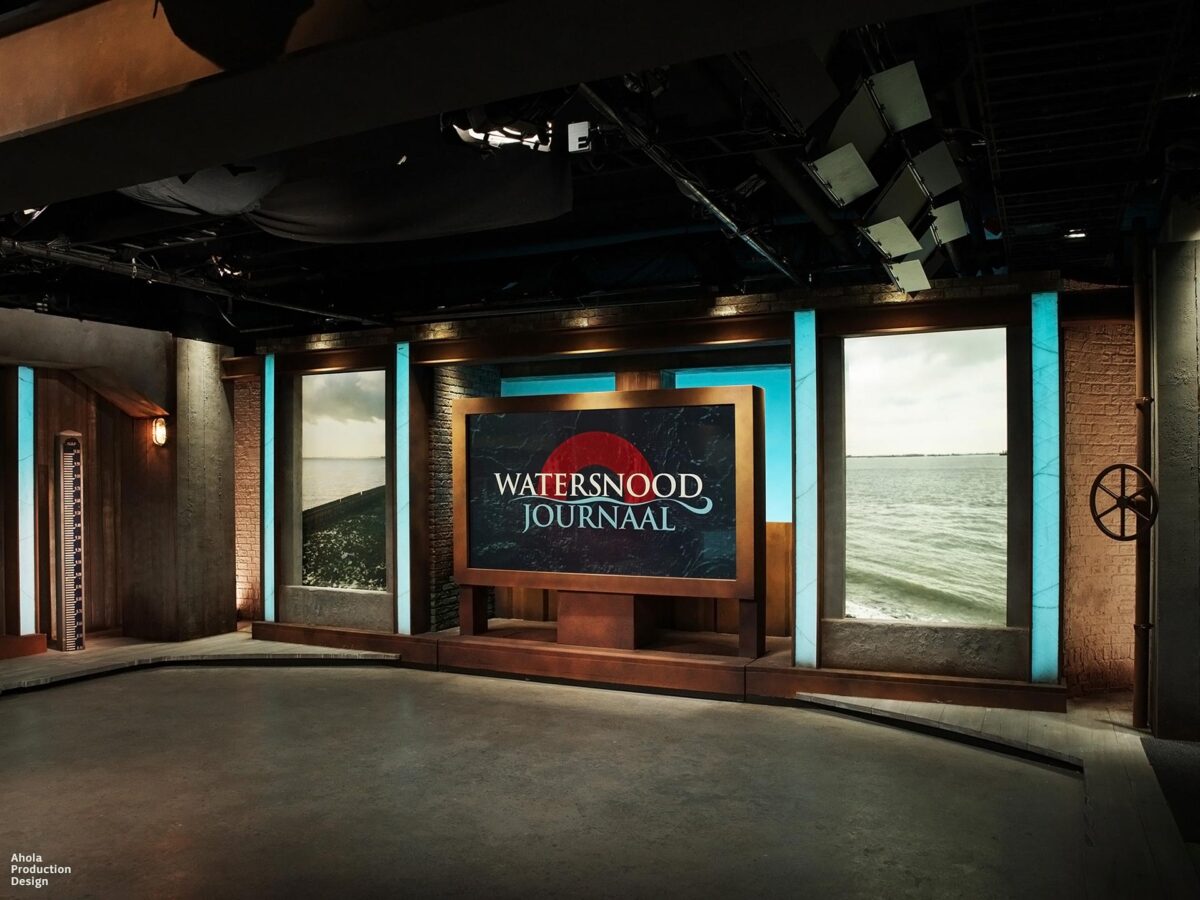 The 1953 North Sea flood news projection broadcasting NOS