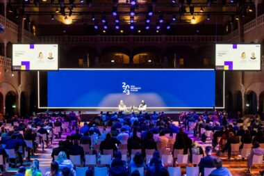 LED screen business event