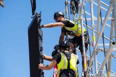 Build up LED screen World Youth Day