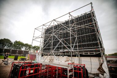 LED screen outdoor festival