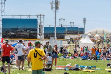 LED screens at World Youth Day 2023