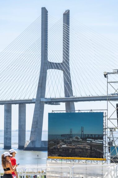 LED screen at Parque Tejo-Trancão