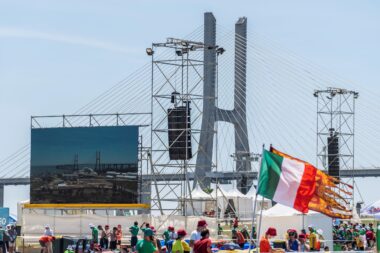 LED screens at Parque Tejo-Trancão (Lisboa)