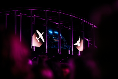 LED screen show Bridge To Liberation