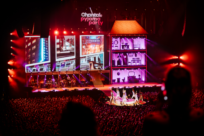 LED setting Chantals Pyjama Party 2023