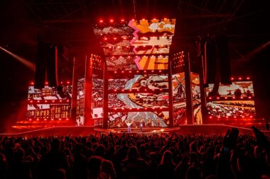 LED screens live concert
