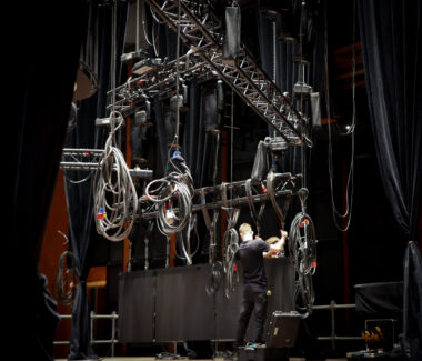 Assembling the ESNS stage