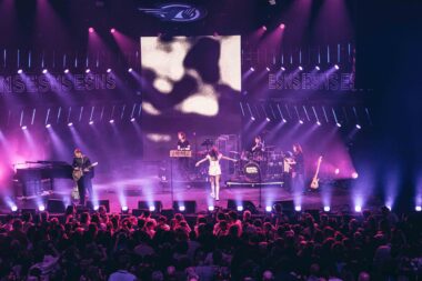 Stage with multiple LED products