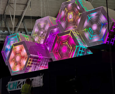 Content creation Christie Digital stand