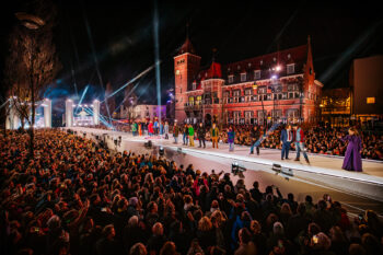 City centre of Zeist, stage for The Passion.